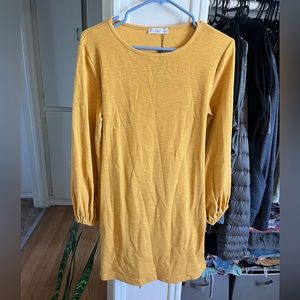 Yellow Longsleeve Dress